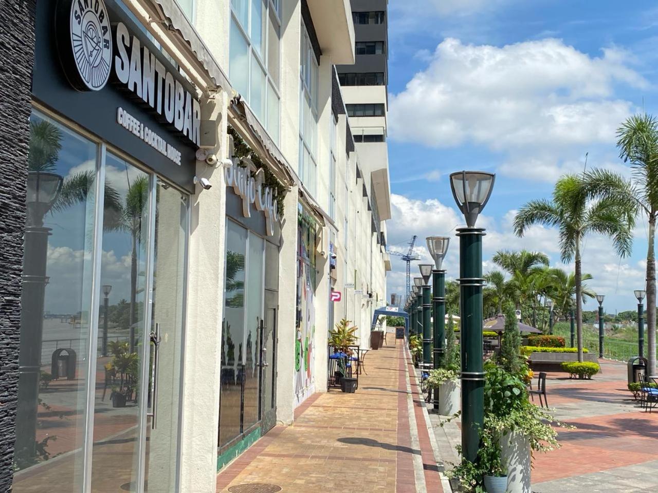Puerto Santa Ana, Torres Bellini, 2 Dormitorios, Parqueo Guayaquil Eksteriør bilde
